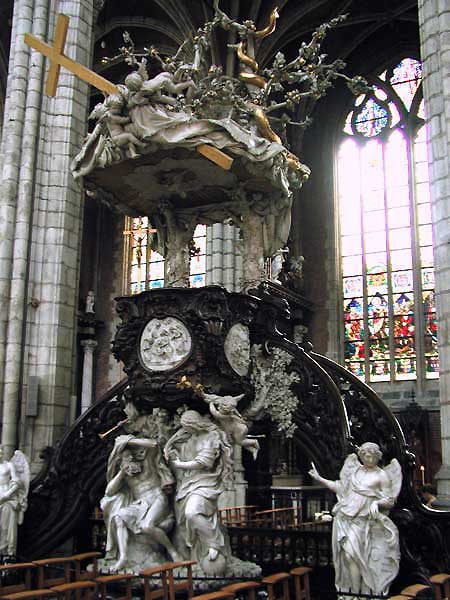 Cathedral pulpit